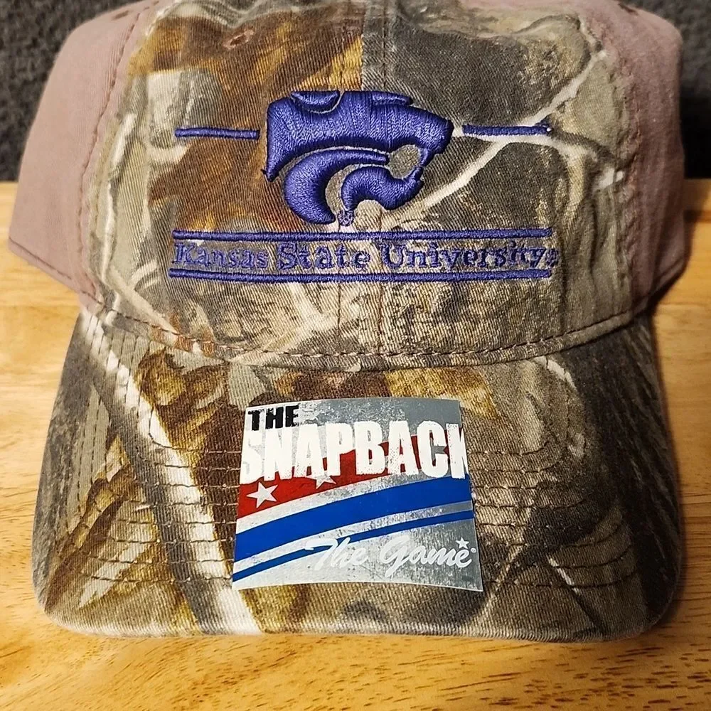 The Game K-State Wildcats Camo Snapback Hat - New